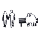 Cookie Cutter Family Life Fondant Biscuit Mold Cutter Sugarcraft Cake M JR