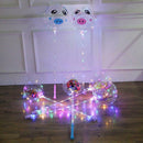 5pcs Colorful LED Light Balloon Latex Clear Round Flash String Decorations