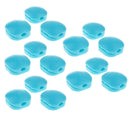15x Cable Organizer Wire Winder Clip Earphone Holder Cord Protector Blue