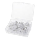 100 Pieces/set Round Head Stainless Steel Spiral Nail Stud Tack Pins Furniture