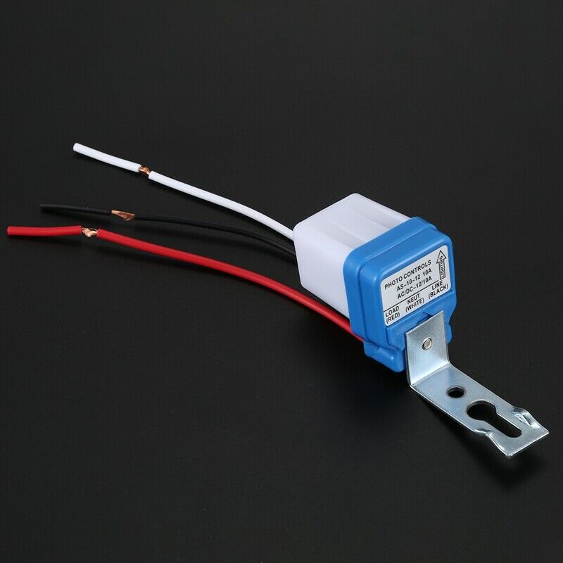 10Pcs Auto On Off Photocell Street Light Photoswitch Sensor Switch AC/DC 12 T3X7