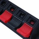 4-Way AMP Stereo Speaker Terminal Plate Strip Push Release Connector Block  K4B8