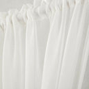 2 Panels Privacy French Door Curtains Blackout Curtain White 64x183cm