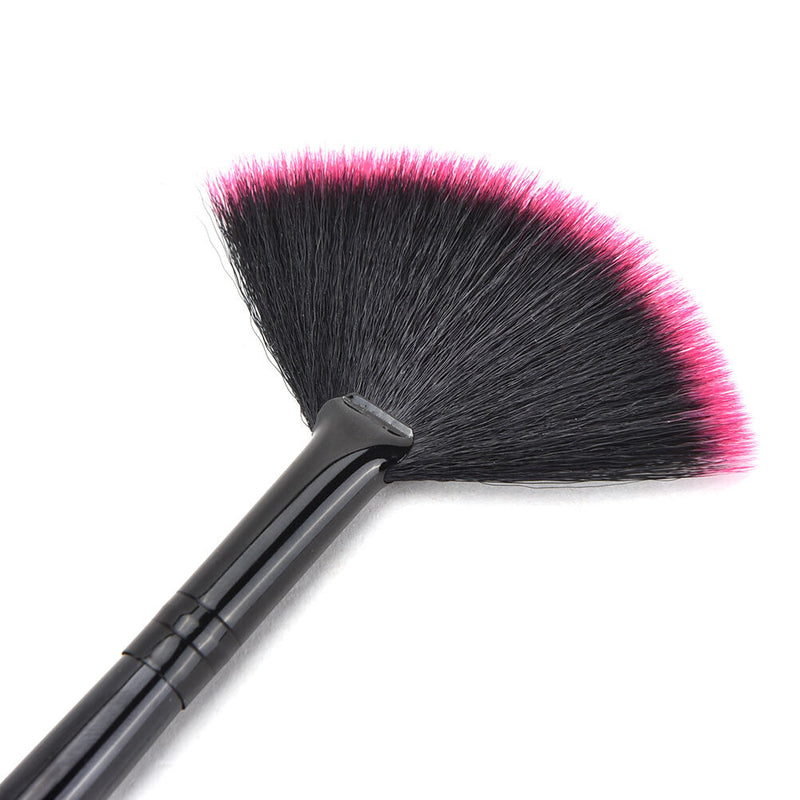Fan Shape Makeup Cosmetic Brush Blending Highlighter Contour Face Bj