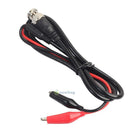 1M BNC Male Plug to Dual Alligator Clip Oscilloscope Test Probe Lead Cable