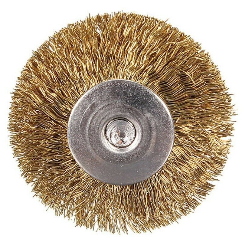 Seven Pcs/Set Drill Wire Wheel Cup Brush For Polishing Rust Brass + Steel W E2E3