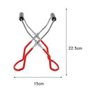 Stainless Steel Foldable Heat Insulation Bottle Clip Non-slip Clamp Gripper Del