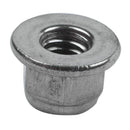 M6x1mm Stainless Steel Hex Flange Nylon Insert Locking Nuts 10 Pcs F7F9