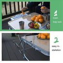 Outdoor Garbage Rack Camping Desktop Wire Storage Rack Kitchen Garbage Bag