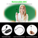 Uhf Wireless Microphone Professional 2 in 1 Handheld Head-Wear Mic Voice Am K4O3