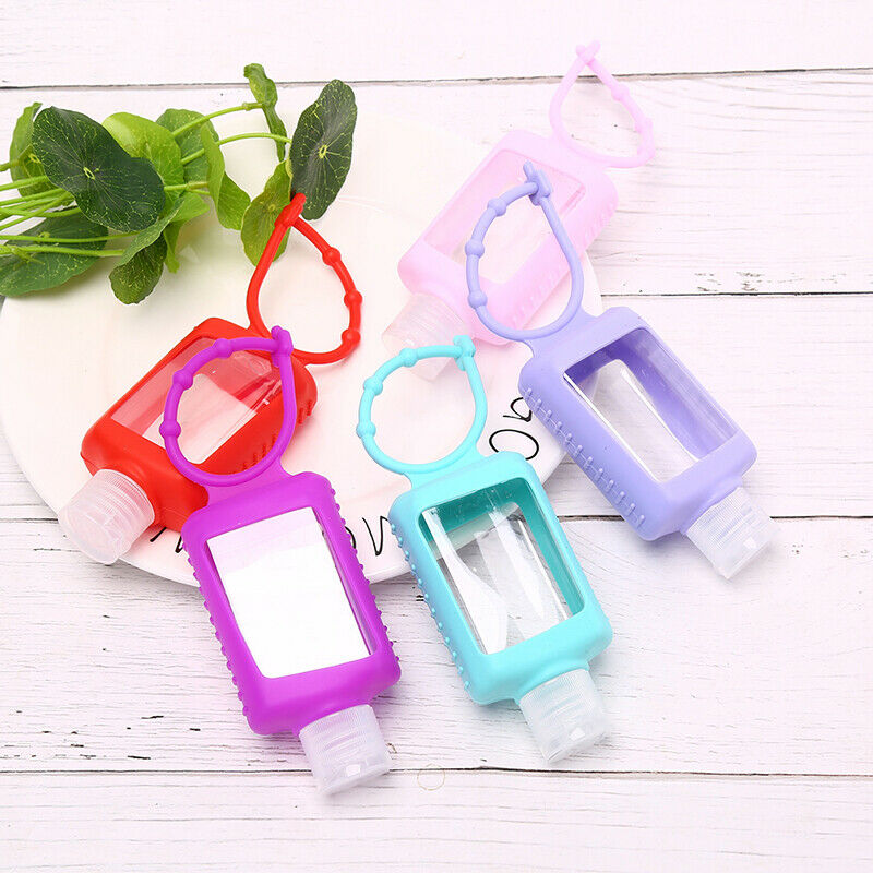 60ML Portable Travel Empty Bottle Cosmetic Refillable Bottle with Silicon Hol Nw