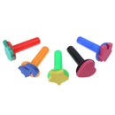 5pcs Painting Sponge Brush EVA Seal Plastic Handle Kids Drawing Toys