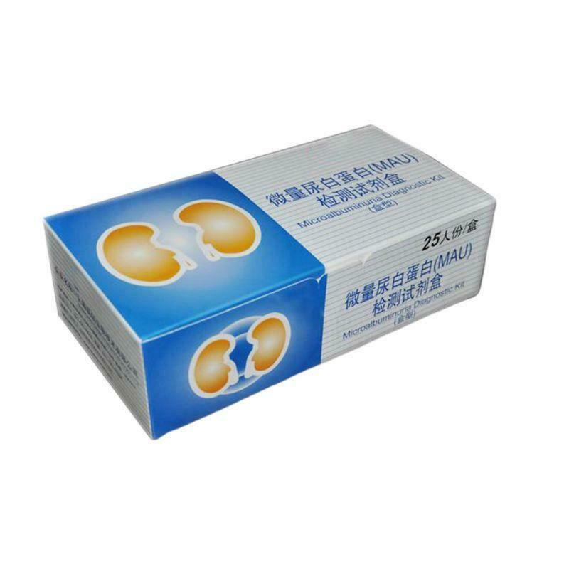 25Pcs Disposable Microalbuminuria Diagnostic Kit Urinary Albumin Test Strip Card