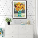 5D DIY Full Round Drill Diamond Painting Flowers Art Embroidery Kits (B908)