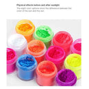 12 Boxes Christmas Luminous Nail Powder Tips Decoration Glitter Dip Powder
