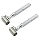 2pcs Stainless Steel 40mm Wall Paper Edge Seam Roller Flat Pressure Roller
