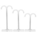 3pcs Jewelry Display Rack Sprout Transparent Earring Display Stand Holder