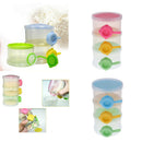 3 Layers Newborn Baby Milk Powder Box Snack Container Feeding Box Case Color 1