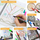 Double Line Outline Pen Set Highlighter Marker DIY Card School Scrapbooking