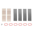 2pcs Aluminum Cooling Fan Heat Sink Heat Dissipation Radiators for M.2 NGFF SSD