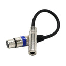 1/4 Inch 6.35 Mm Stereo Jack to XLR 3 Pin Audio Jack