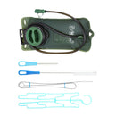 2L Hydration Bladder Outdoor Camping Water Storage Bag Water Reservoir Green