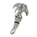Folding Gravity Grappling Hook Outdoor Cross Climbing Claw Carabiner Tool New