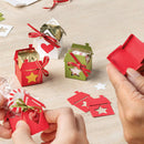 Xmas Snow House Metal Cutting Dies + Silicone Stamps Set for Scrapbooking A