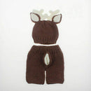 Baby Photo Props Baby Girls Boys Knit Baby Outfits Costume Hat and Pants (D T8D5