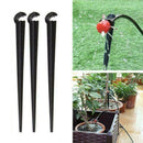 100Plastic Fixed Stem DIY Micro Drip Irrigation System Garden Watering S1K4