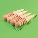 Multi-Size Burnisher Leather Craft Edge Round Slicker Wood Leathercraft tools