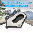 Motorcycle Foot Kickstand Extension Pad Side Stand Base Enlarger for BMW