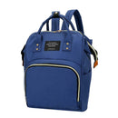 Mummy Maternity Backpack Large Capacity Baby Nursing Diaper Handbag (Blue)