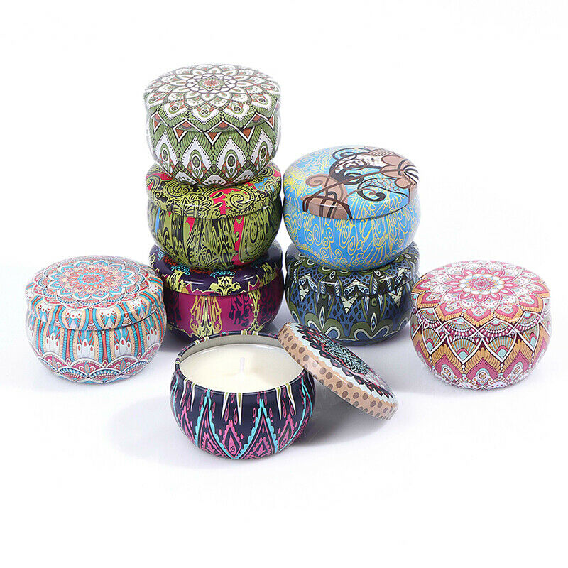 8Pcs/set Soy Wax Scented Candles Fragrance Candles Home Wedding Party DecorS Ew