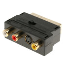 Scart-Cinch-Triple-Phono-Composite-Video-Audio-AV-Adpater Input And Output To 3x