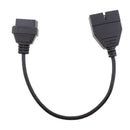 12 Pin to 16 Pin OBD2 Female Interface Diagnostic Cable Adapter for GM