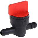 New 1PCS 1/4" Inline Straight Gas Fuel Cut Shut Off Valve for Briggs & Strat JR