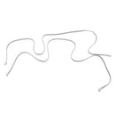 2 Pcs Gray 6P6C RJ12 M/M Flat Telephone Phone Cable Cord 1M 3.3ft
