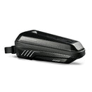 Waterproof Front Top Tube Bag Frame Pannier Mobile phone Cae For Bicycle Black