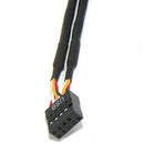 9Pin Motherboard Header To Dual 9-Pin Male Usb Extension Adapter Splitter C