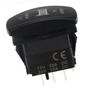 12V 20A Car Bar ARB Carling 7-Pin Push Rocker Toggle Switch Orange LED Light