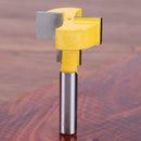 8mm Shank Router Bit T-Type Slotted Milling Cutter Carbide Woodworking Tool B
