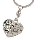 1Pcs Mother and Daughter Forever Hollow Heart Key Ring Mother's Day G 3C