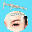 1Pcs Plastic Measure Vernier Caliper Ruler Permanent Makeup Tattoo Eyebrow
