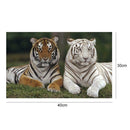 2 Tigers 5D Diamond Painting Embroidery DIY Cross Stitch Craft Needlework