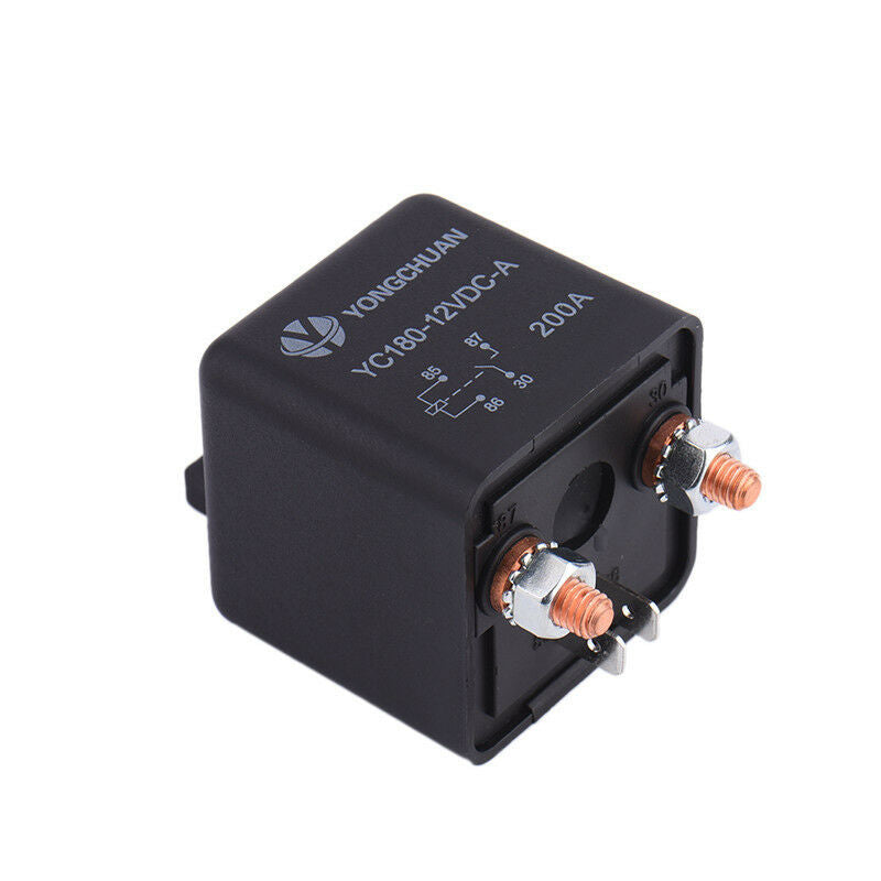 200A 12V 2.4W DC Car Truck Van On Off Changeover Switch Fused Relay Automotive