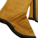 Artificial Leather Leg warmer Weld Heat insulation Protection Yellow