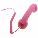 3.5mm Retro Radiation-Proof Telephone Handset Cell Phone Receiver (Pink)