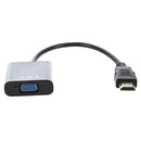 HDMI to VGA converter adapter + 3.5 mm audio jack full HD 1080P black bs