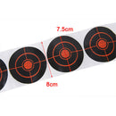 100pcs Diameter 7.5 cm 3 Inch Splatter Target Roll Shooting Stickers OZ